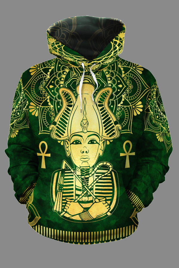 OSIRIS PATTERN ALL-OVER HOODIE