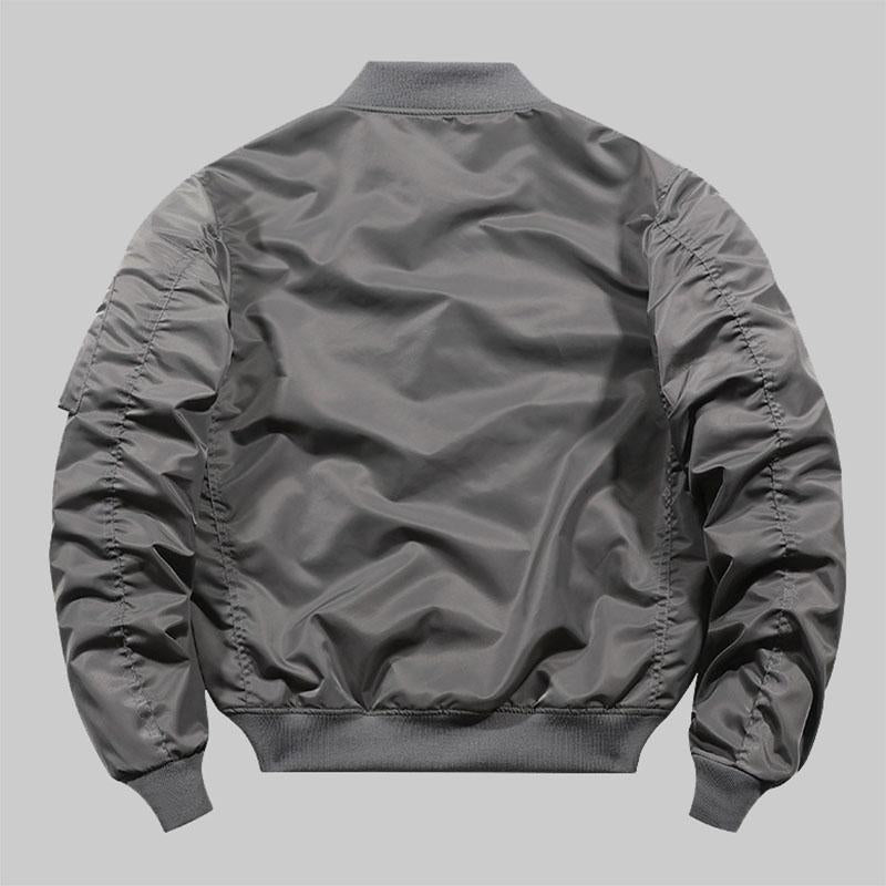 Street Solid Color Fly Jacket