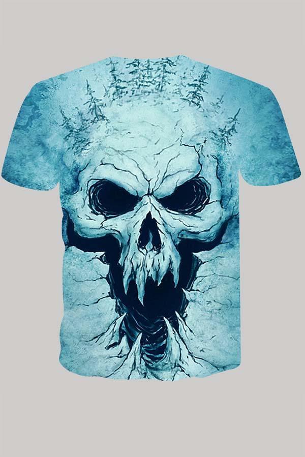 The 3D Skeleton print Short Sleeve T-shirt