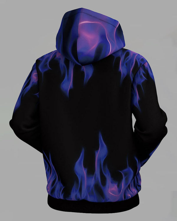 3D Street Hip-hop Print Hoodie