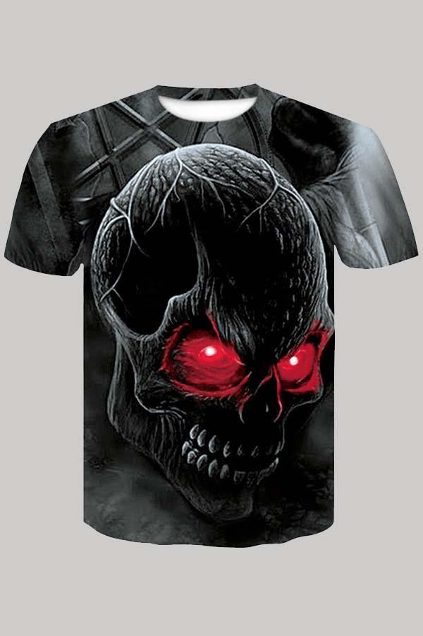 The 3D Skeleton print Short Sleeve T-shirt