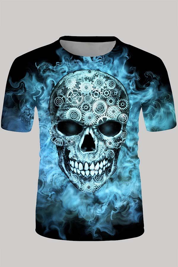 The 3D Skeleton print Short Sleeve T-shirt