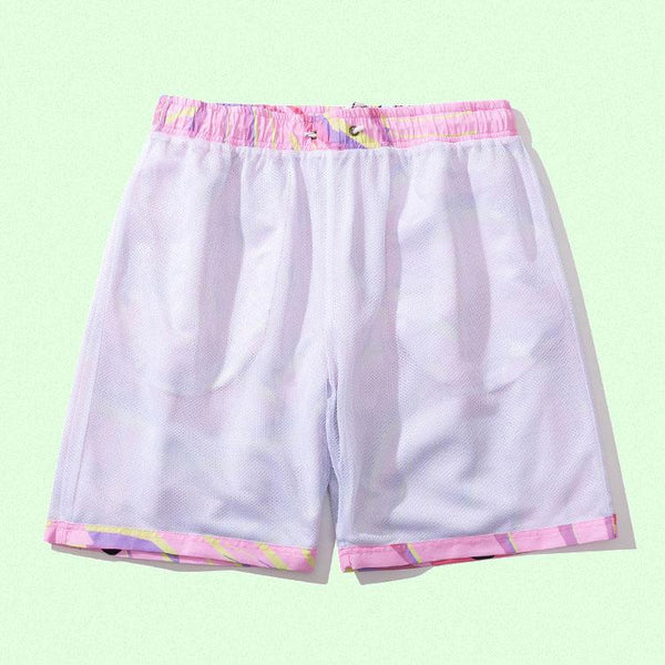 Casual 3D Smile Cat Printed Oversize Shorts