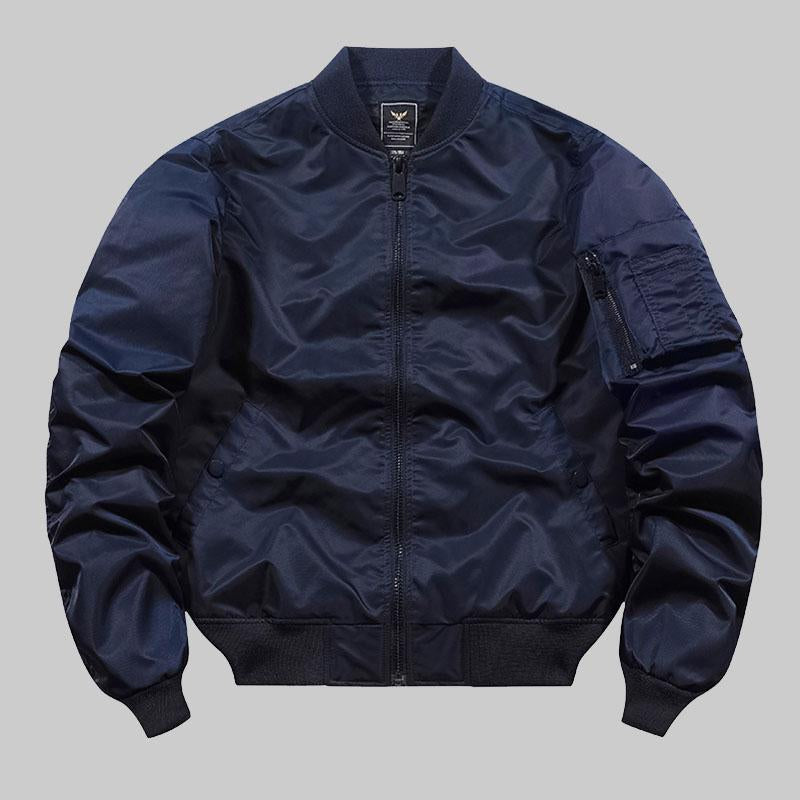 Street Solid Color Fly Jacket