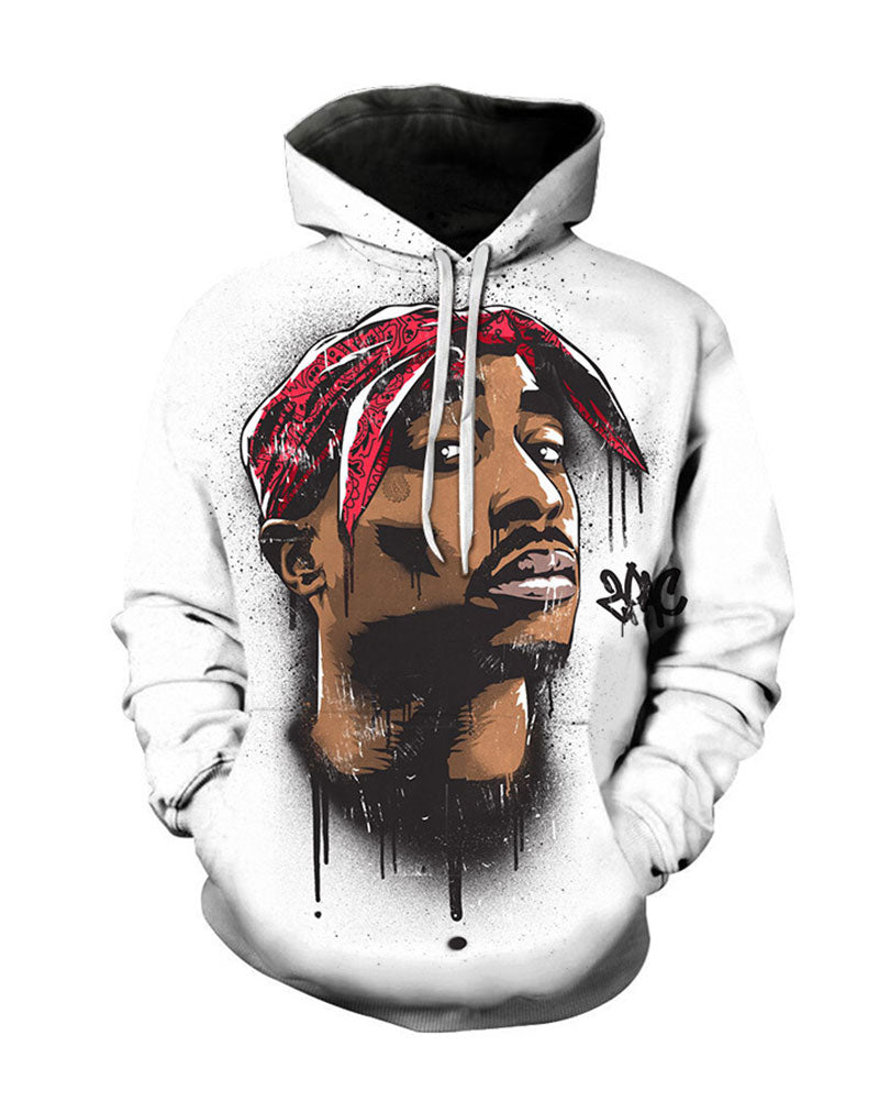 Street 3D Printed Hooded Sweatshirt