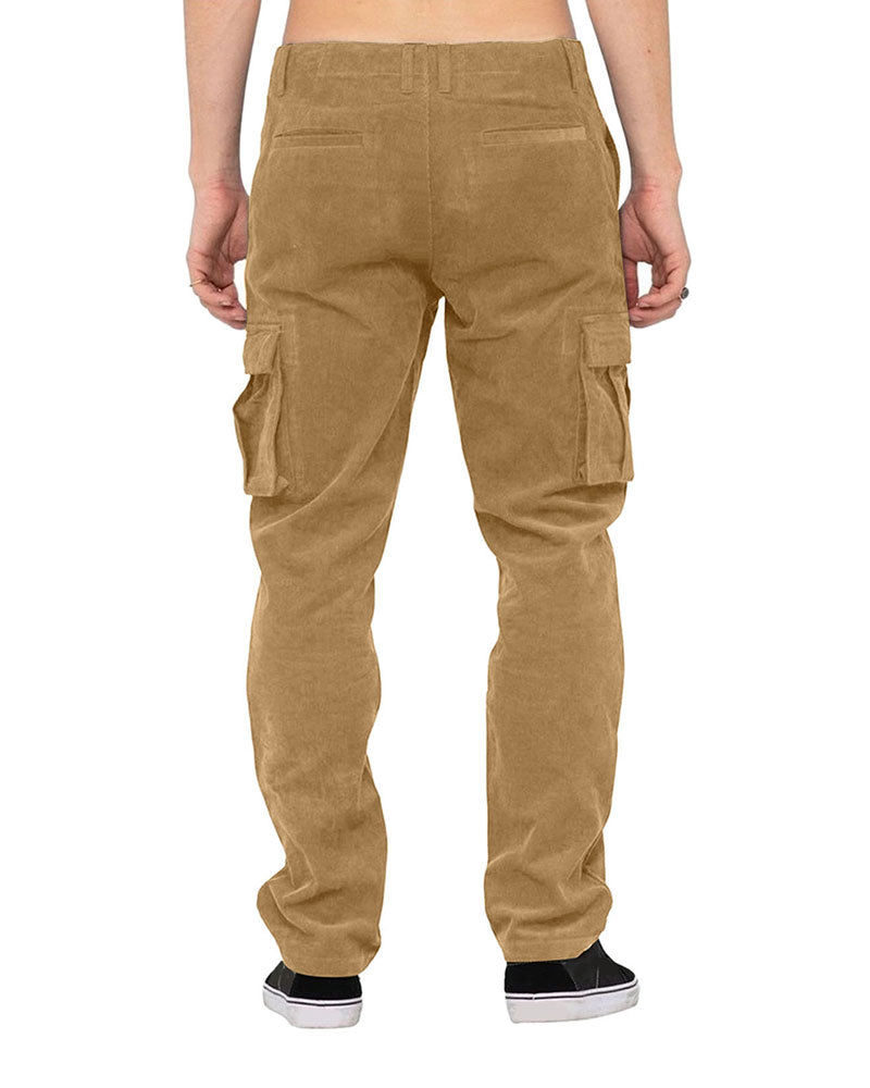 Casual Corduroy Cargo Pants