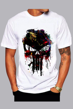 The 3D Skeleton print  Short Sleeve T-shirt