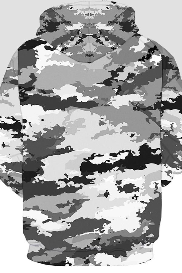 3D Camouflage Printed Hoodie Sweatshirt