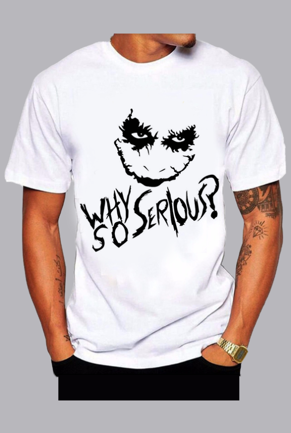 The 3D joker print  Short Sleeve T-shirt