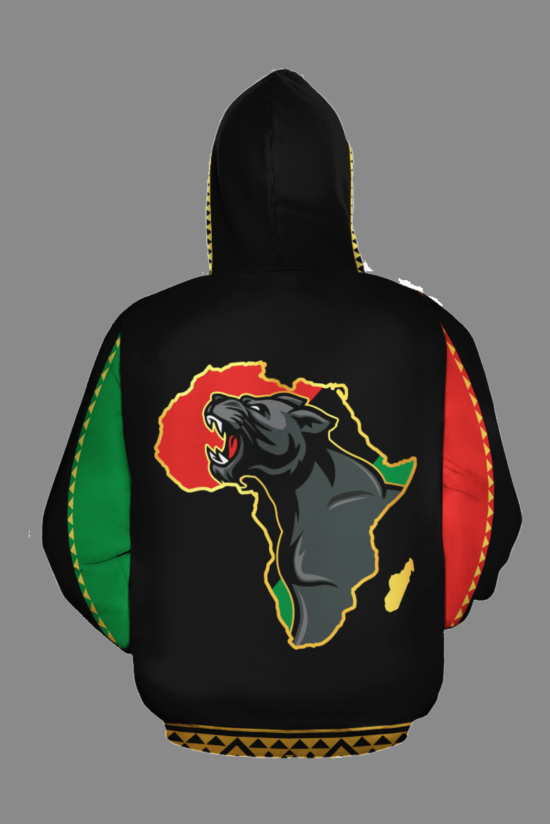 PANTHER AFRICA ALL-OVER HOODIE