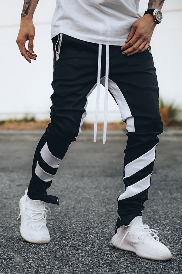 Low-foot Zippered Cargo Pants