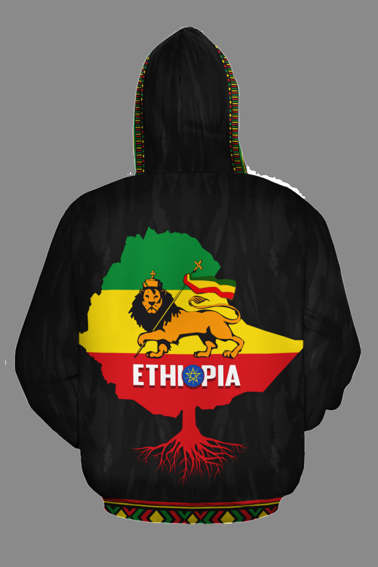 THE ETHIOPIA 2 ALL-OVER HOODIE