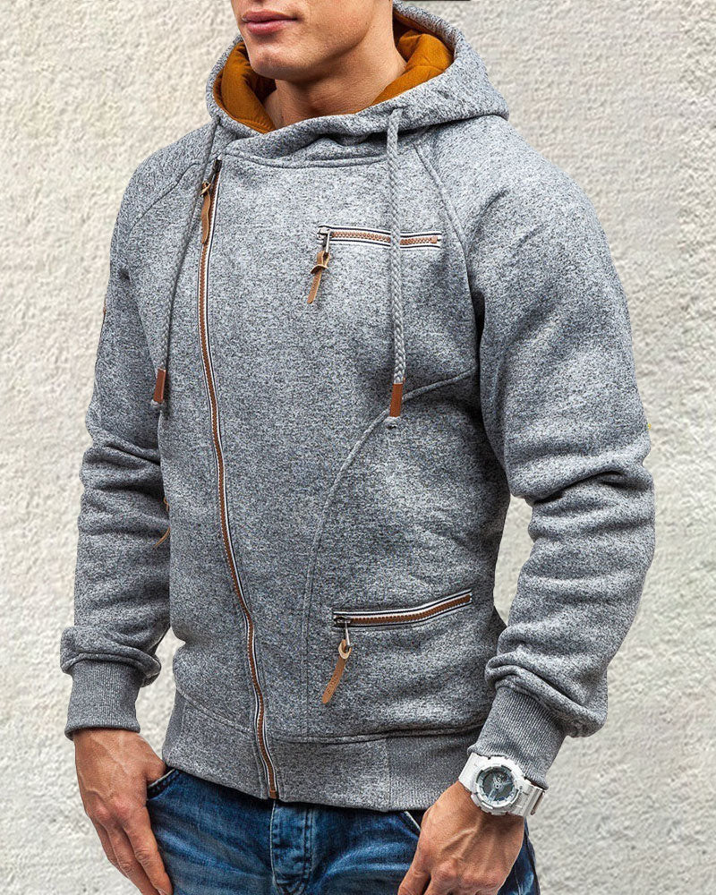 Stylish Multi-Zip Hoodie