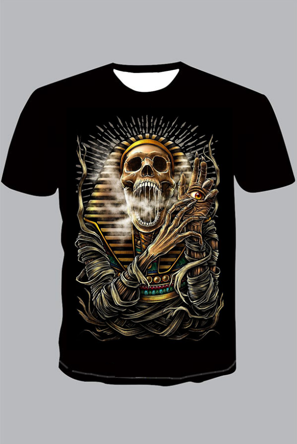 The 3D Skeleton print  Short Sleeve T-shirt