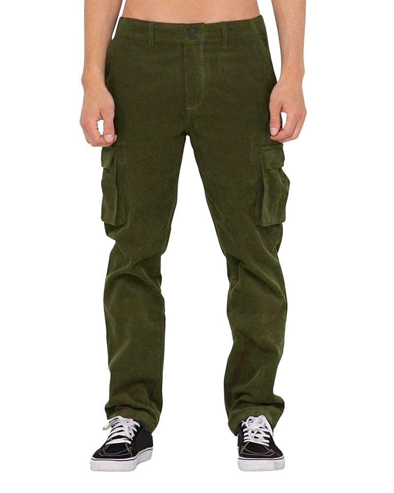 Casual Corduroy Cargo Pants