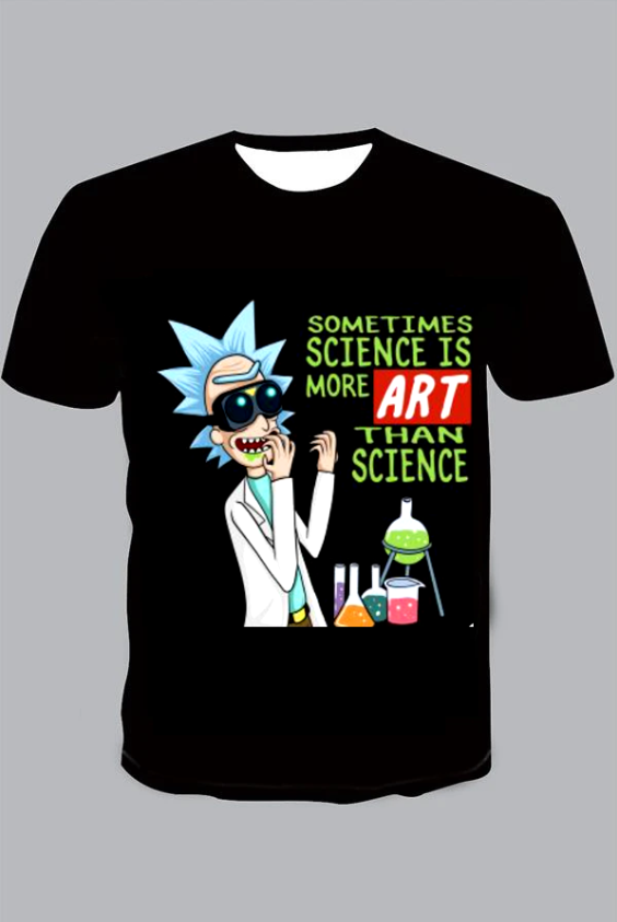 3D scientist Short Sleeve T-shirt