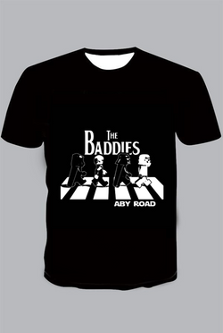 The 3D baddifs print  Short Sleeve T-shirt