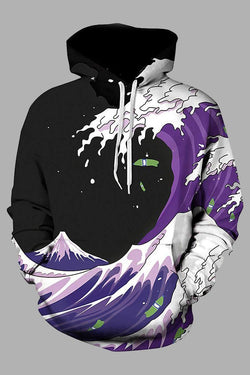 Street 3D  Digital Printed Hooded Sweatshirt