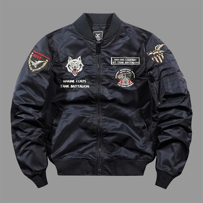 Street Tank Embroidered Fly Jacket