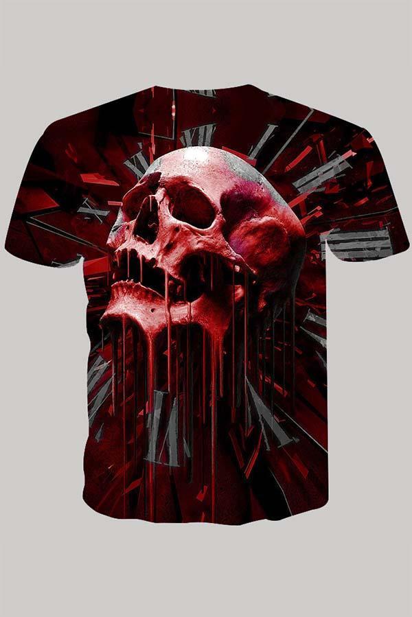 The 3D Skeleton print Short Sleeve T-shirt