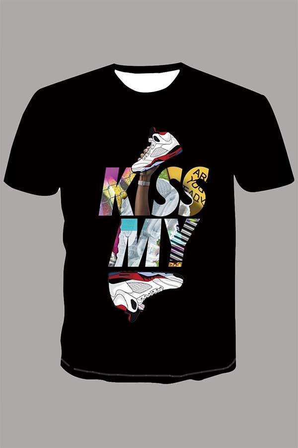 The 3D sneakers Short Sleeve T-shirt