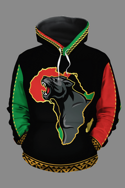 PANTHER AFRICA ALL-OVER HOODIE