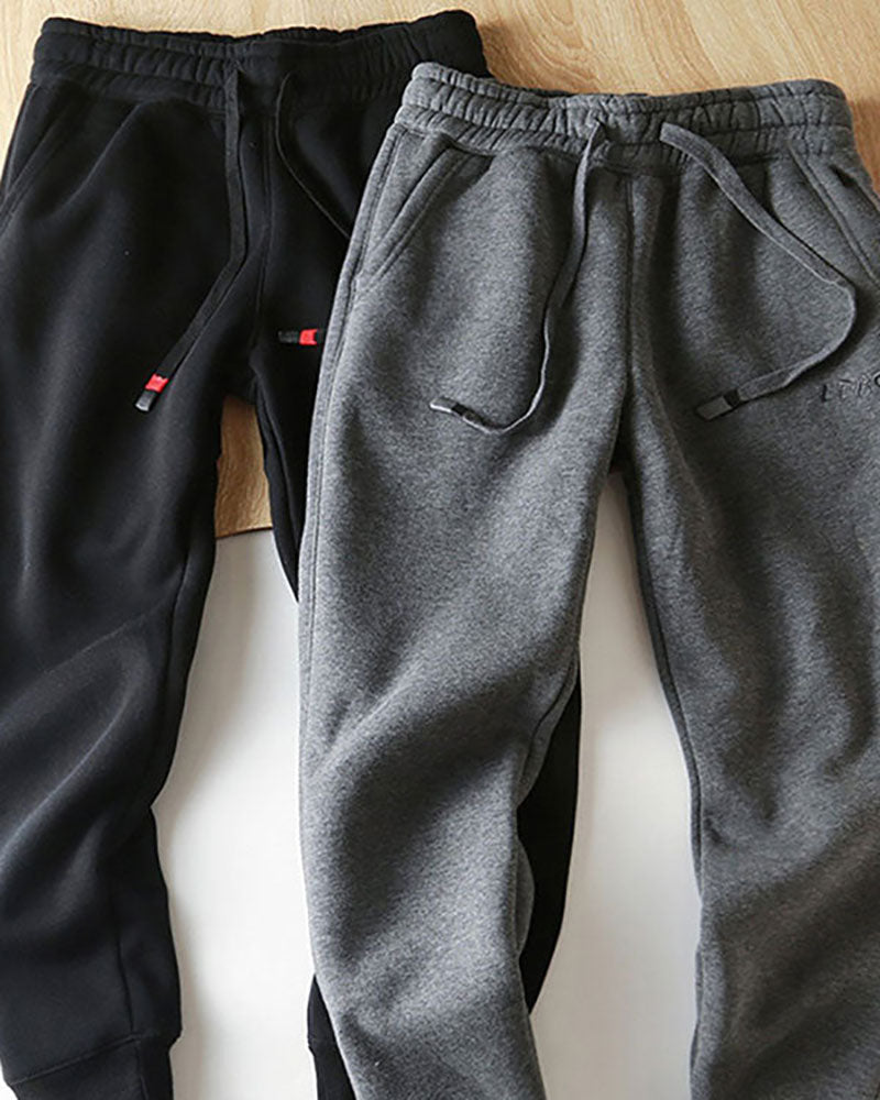 Relaxed Fit Tapered Fleece Sweatpants