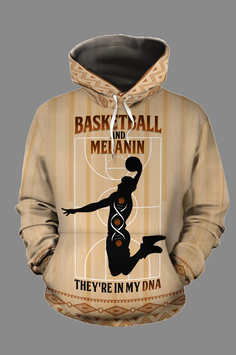 BASKETBALL MELANIN DNA ALL-OVER HOODIE