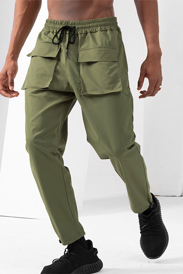 Plus Multi Pocket Straight Leg Cargo Pants
