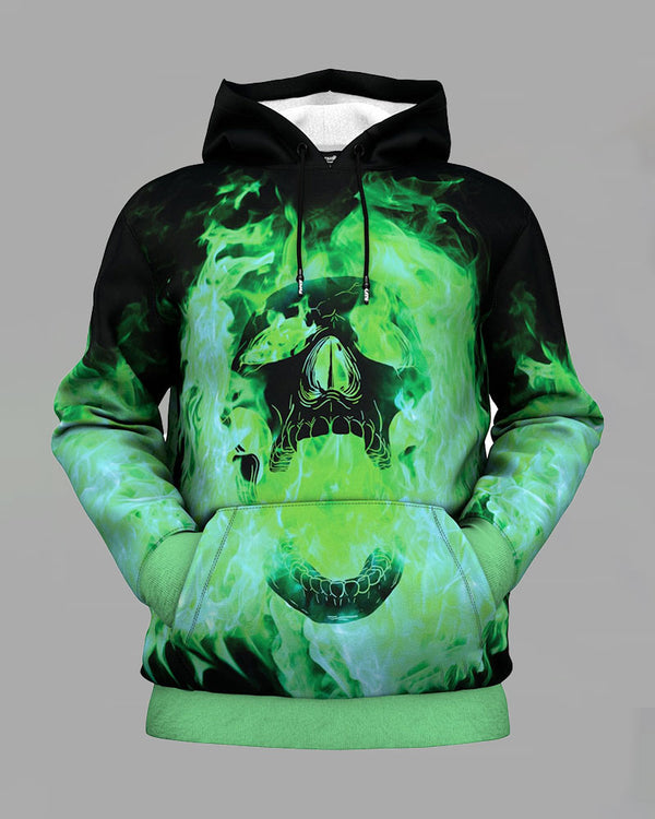 3D Trendy Abstract Print Hooded Sweatshirt