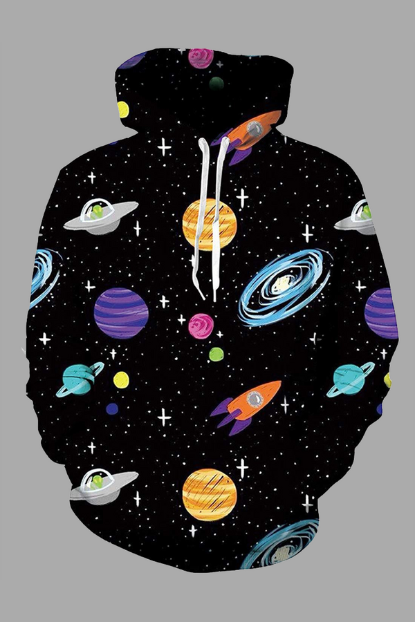 Street 3D Digital Cool Rick and Morty Printed Hooded Sweatshirt