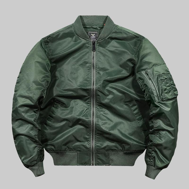 Street Solid Color Fly Jacket