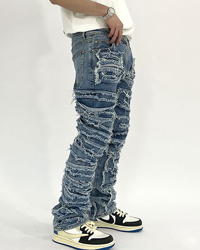 Trendy Layered Jeans