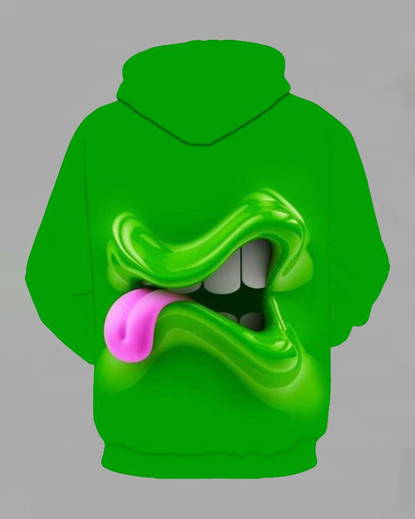 Funny 3D Printed Hooded Sweatshirt