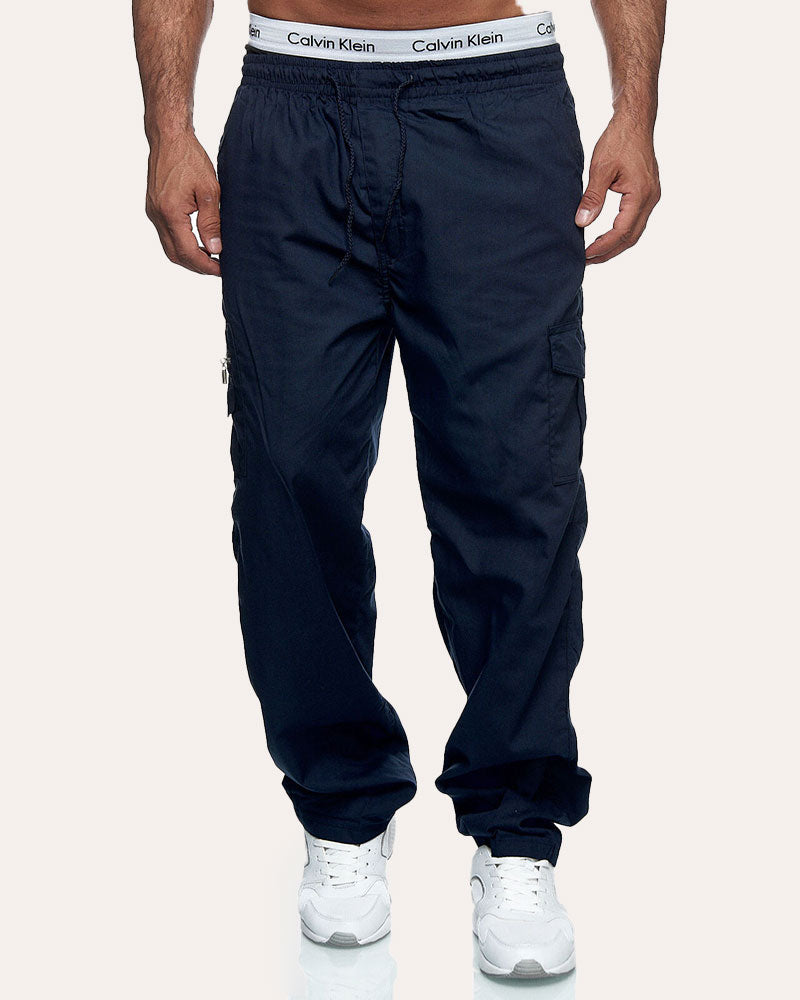 Loose Straight-leg Cargo Pants