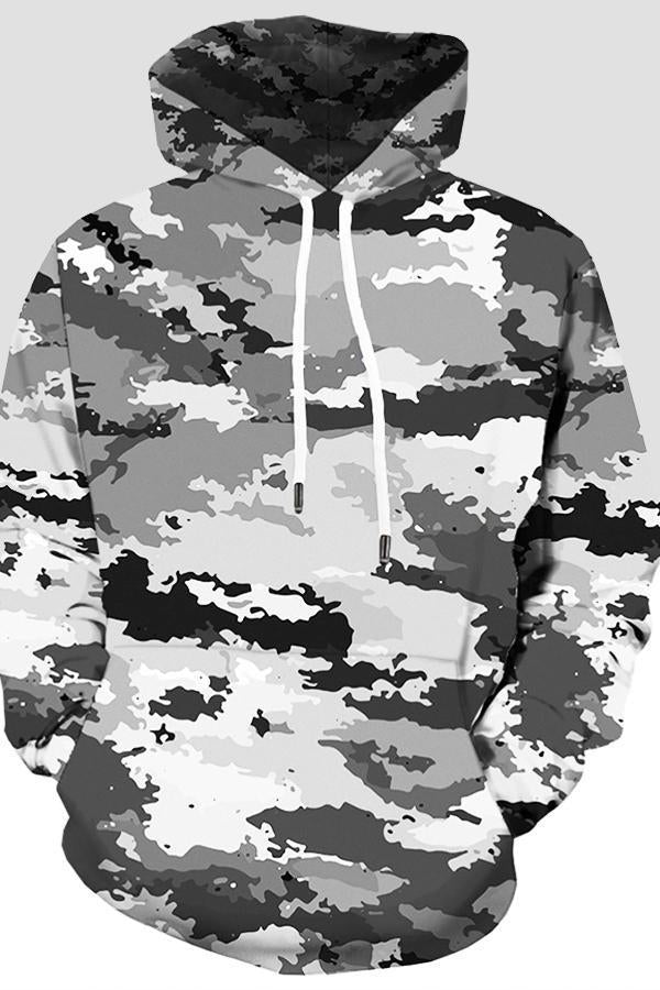 3D Camouflage Printed Hoodie Sweatshirt