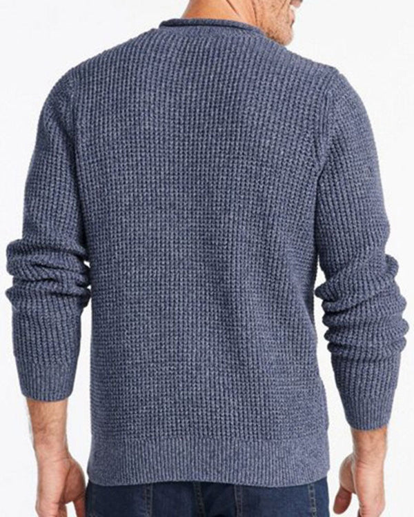 Basic Solid Crew Neck Sweater