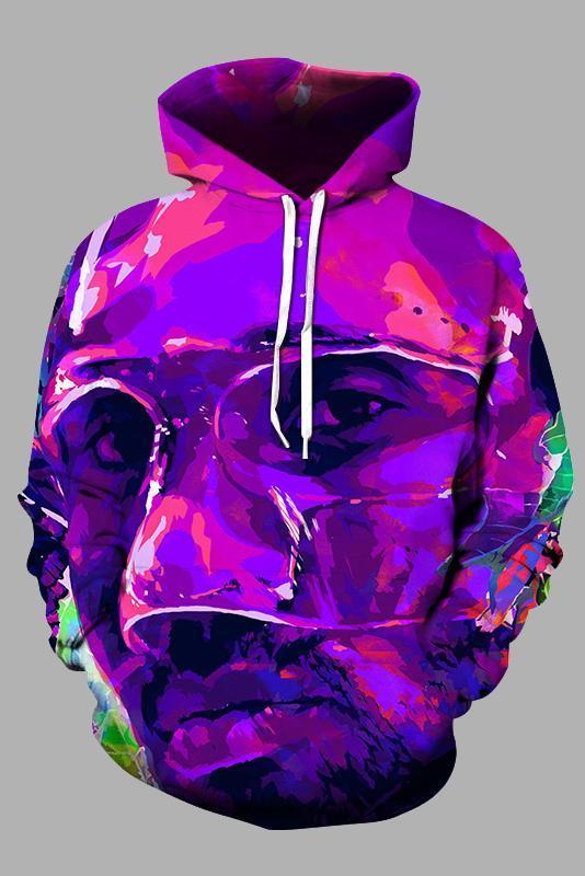 Street 3D  Digital Printed Hooded Sweatshirt