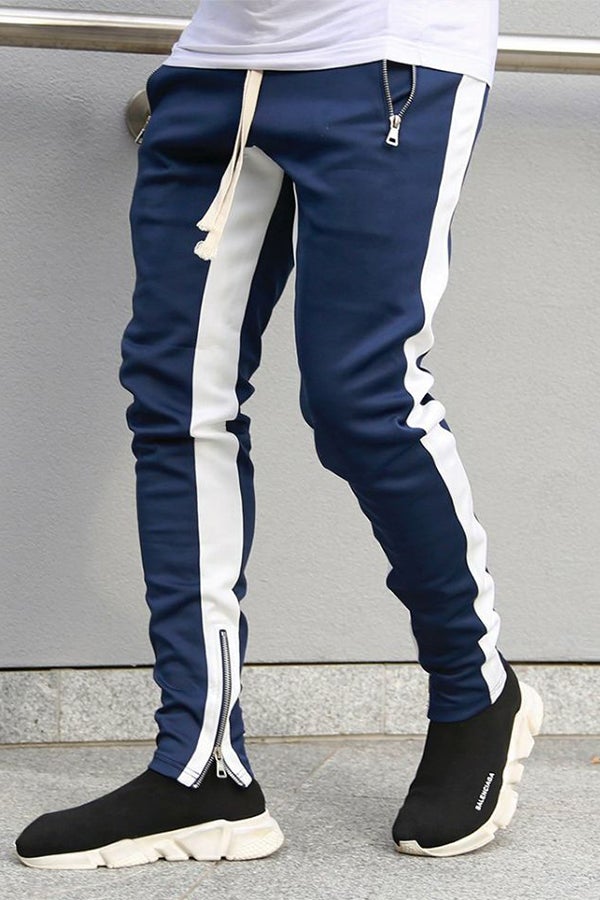 Low-foot Zippered Cargo Pants