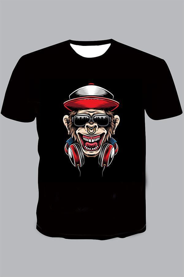 The  Orangutan Print Short Sleeve T-shirt