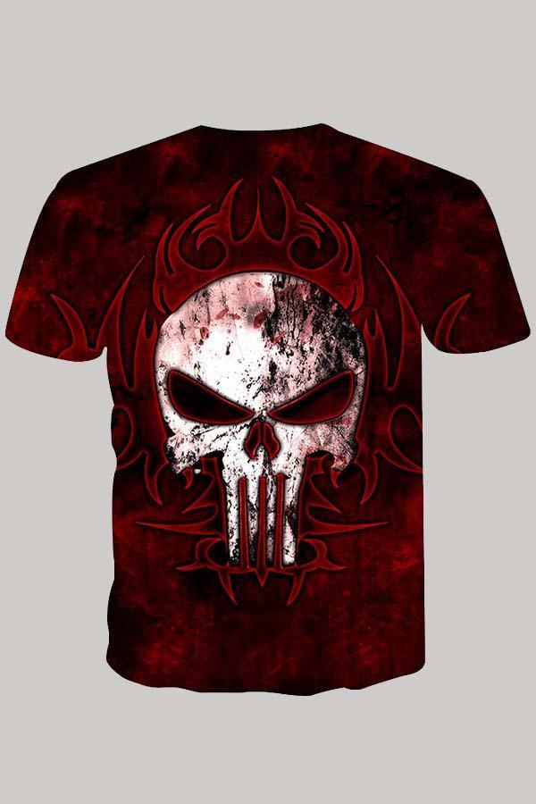 The 3D Skeleton print Short Sleeve T-shirt