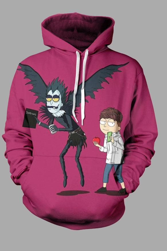 Street 3D Digital Cool Rick and Morty Printed Hooded Sweatshirt