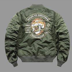 Street Tiger Embroidered Fly Jacket