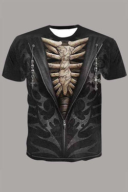 The 3D Skeleton Short Sleeve T-shirt