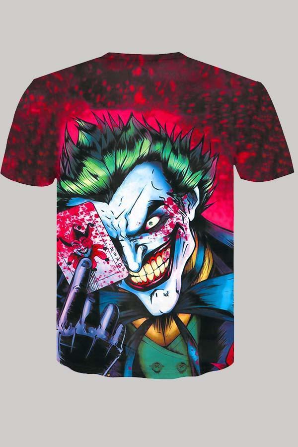 The 3D joker Short Sleeve T-shirt