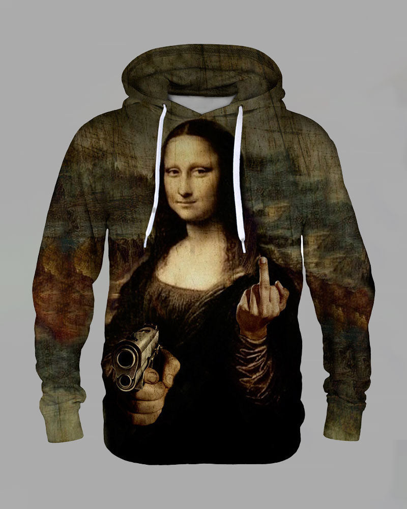 3D Printed Hooded Sweatshirt