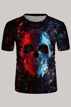 The 3D Skeleton print Short Sleeve T-shirt