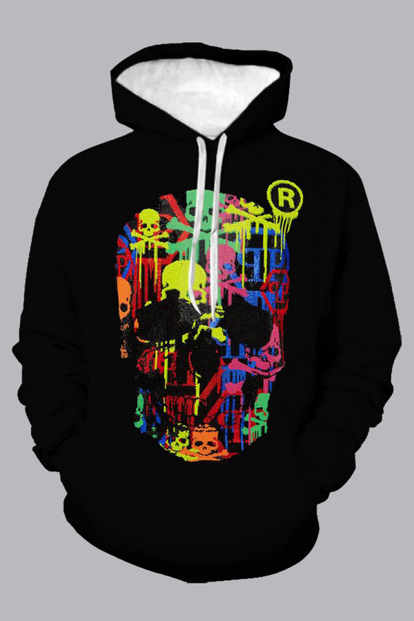 Street 3D printed hooded sweatshirt