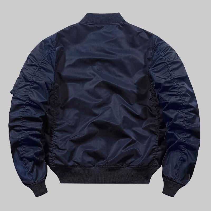 Street Solid Color Fly Jacket