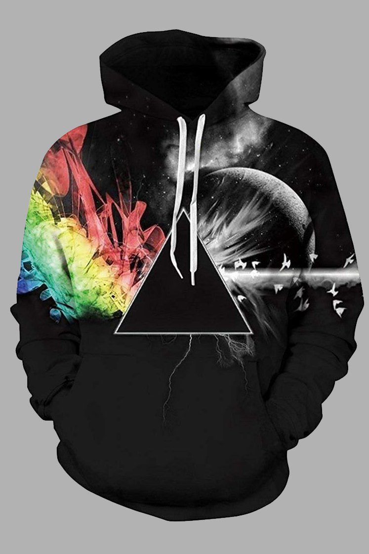 Street 3D  Digital Printed Hooded Sweatshirt